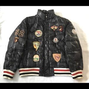 Vintage Moncler Down Puffer Patches Jacket